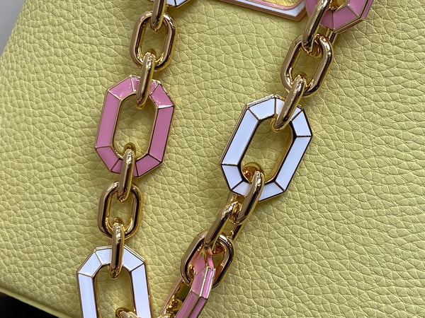 CAPUCINES BB 27 GIALLO TAURILLON ORO HARDWARE