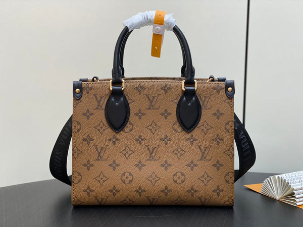 ONTHEGO PM 25CM DUCK BROWN MONOGRAM CANVAS