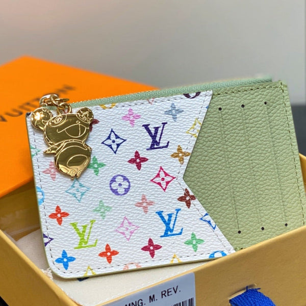 ALV x TM ROMY Wallet Green Gold Leather 329890