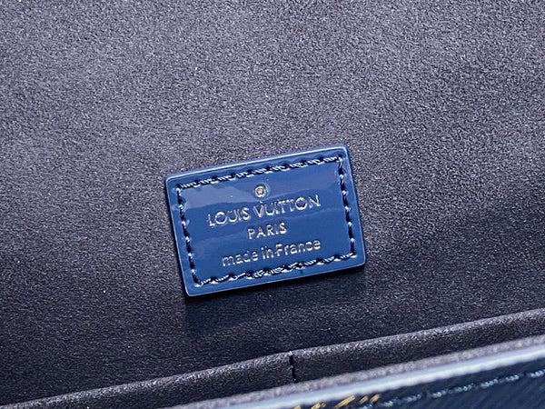 LV Cluny Bag Sapphire Blue Epi leather