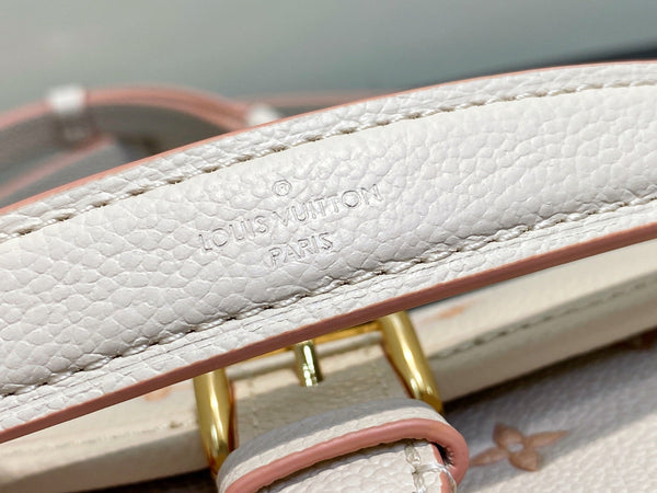 LV Nano Diane 19cm Cream Grained Calfskin