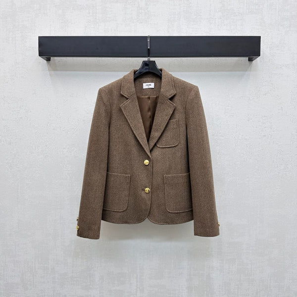 Celine 25 Separate Dress Brown Polyester 296718