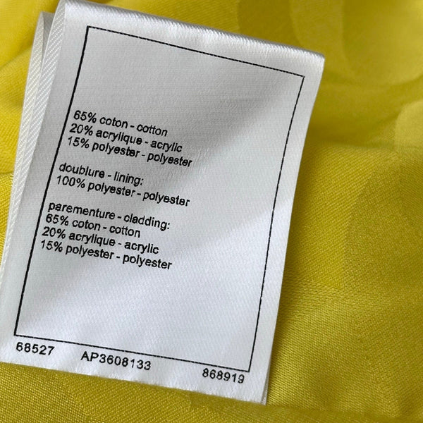Veste CC 26s Jaune Bleu Marine Tweed Argenté 363984