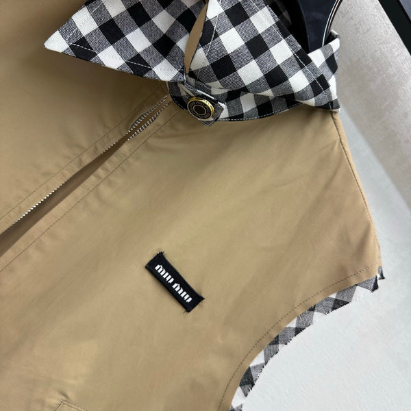 Miu 26s Chino Set Brown Cotton 363960