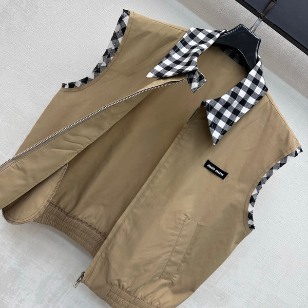 Miu 26s Chino Set Brown Cotton 363960