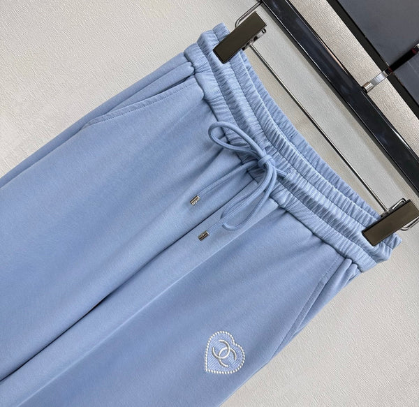 CC 2026 Pantalon droit Bleu Tencel Coton 366977
