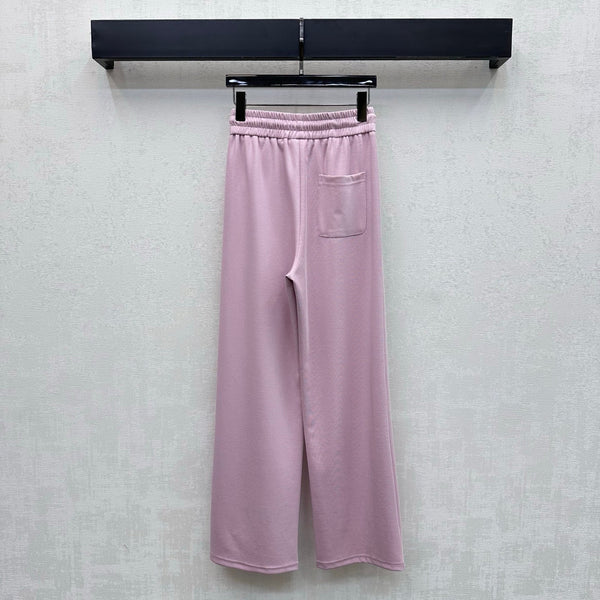 CC 2026 Pantalon droit Rose Tencel Coton 366979