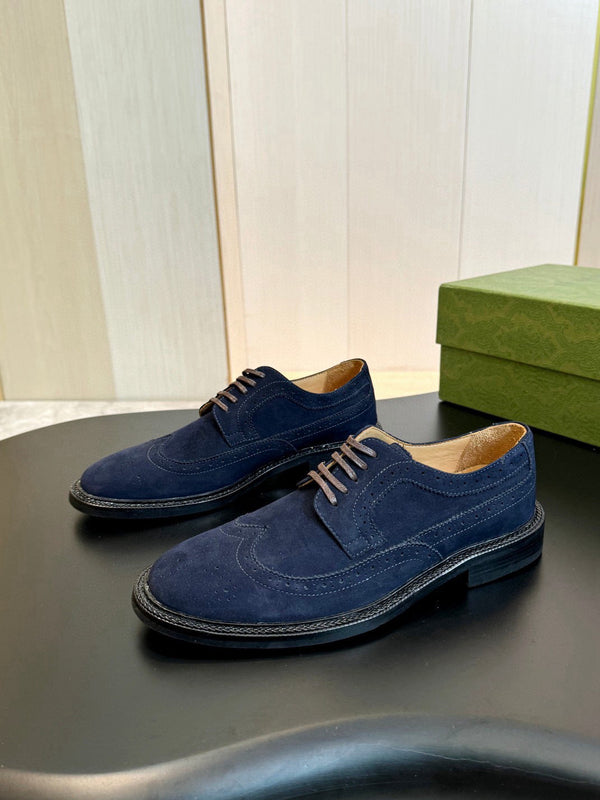 GG Men's Dress Shoe Blue Suede 559323