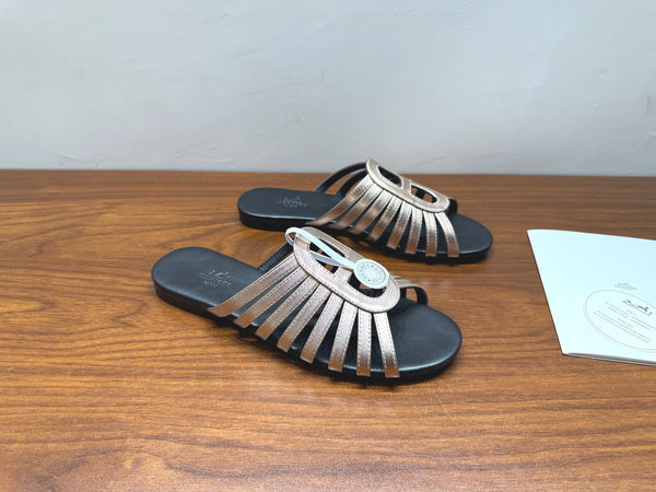 HM Noria Sandals Sliver Leather 849474