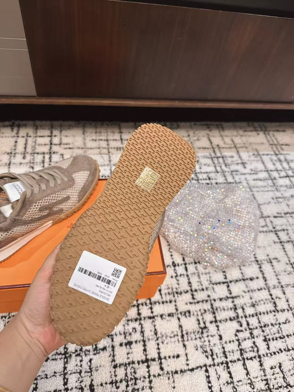 HM 25 Jet Beige Sneaker Mesh Cowhide 318021