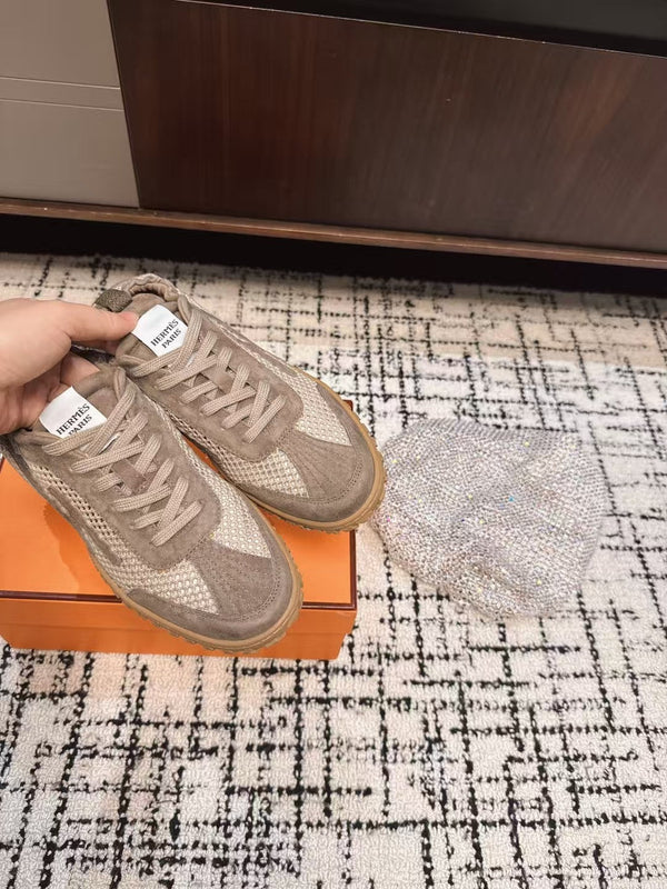 HM 25 Jet Beige Sneaker Mesh Cowhide 318021