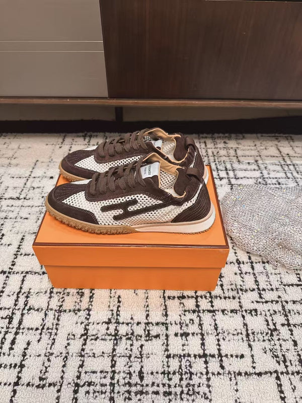 HM 25 Jet Sneaker Brown Mesh Cowhide 318022