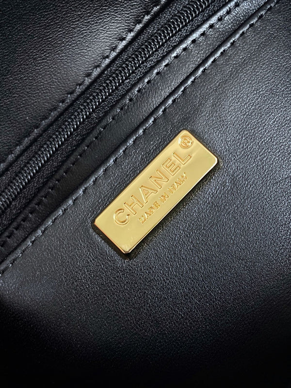 CC 25C Paillettes bronzo nero Hardware dorato