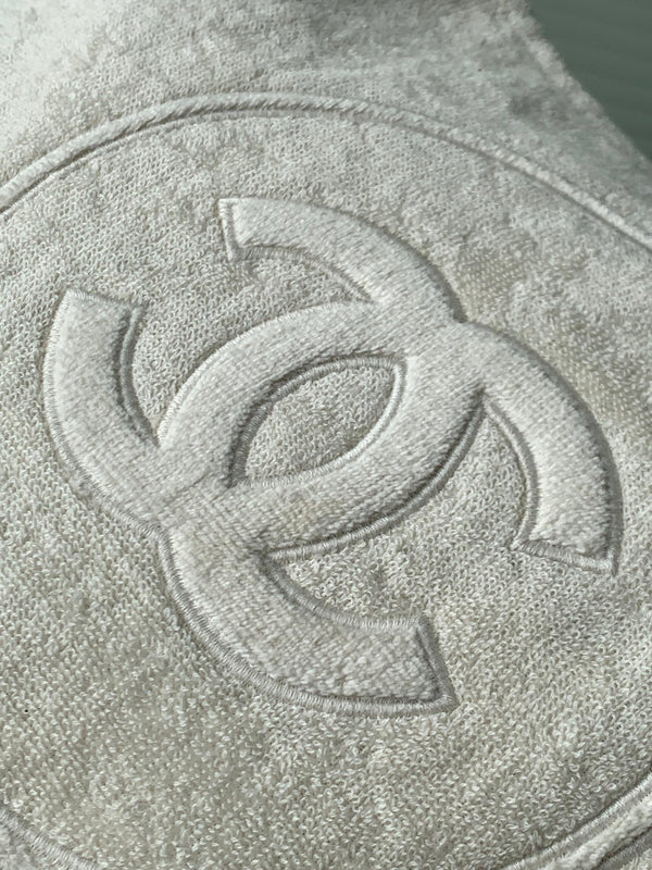 CC 25A Beach Bag 38cm Cream Cotton