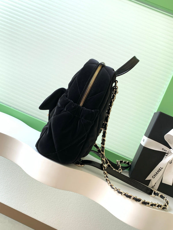 CC 2025 Black Velvet Backpack 300846