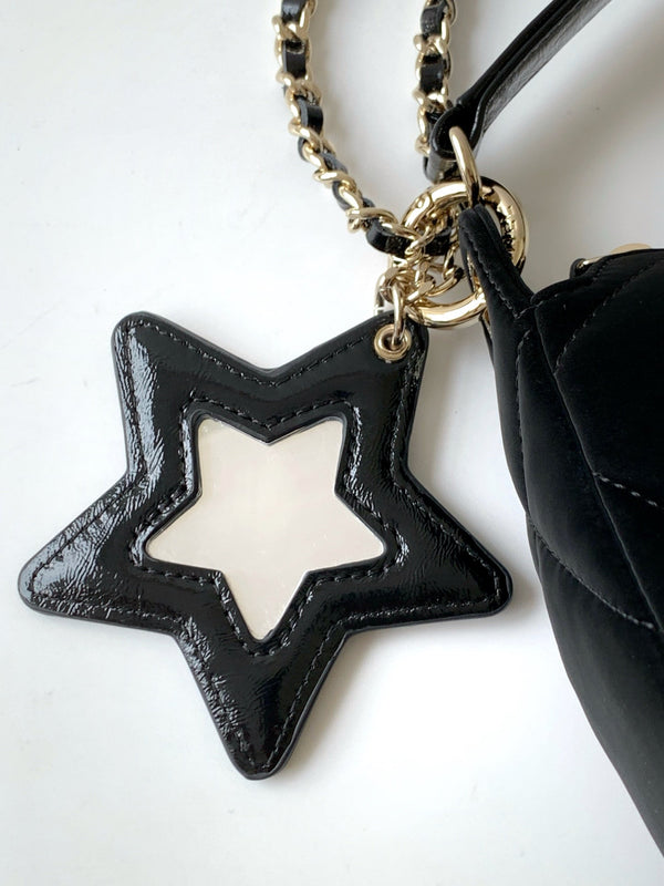 CC 2025 Black Velvet Crescent Bag