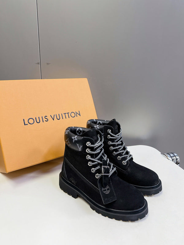 LV x Timberland Ankle Boot Black Cowhide