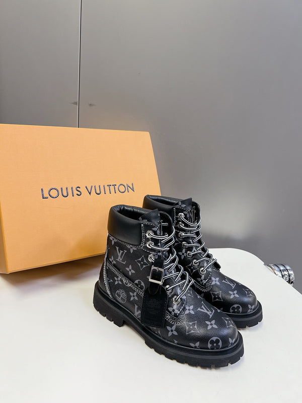 LV x Timberland 6-In Ankle Boot Black Monogram Cowhide