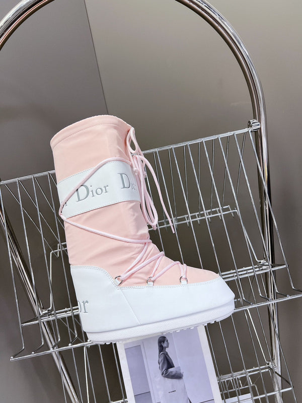 CD Short Boots 60mm In Light Pink Cowhide 989714