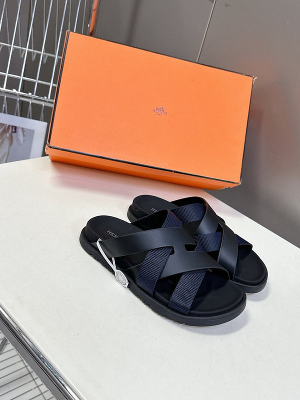 HM Kazimir Sandal Sheepskin and Fabric 252672