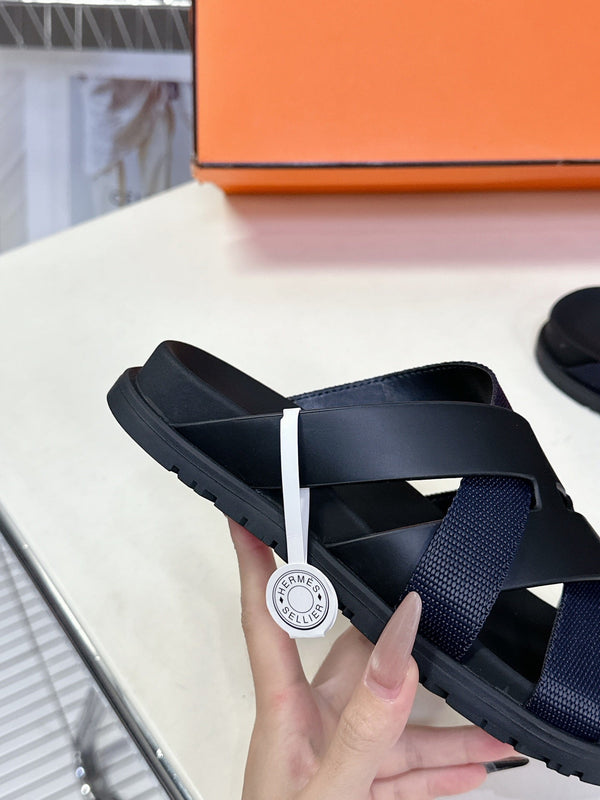 HM Kazimir Sandal Sheepskin and Fabric 252672