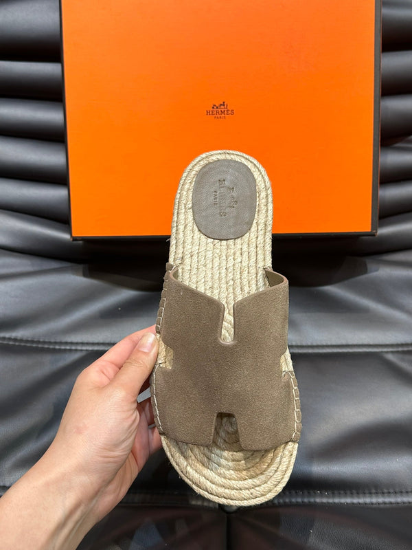 HM ANTIGUA ESPADRILLE SANDAL PEANUT SUEDE