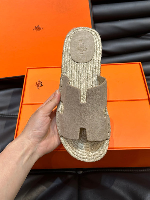 HM ANTIGUA ESPADRILLE SANDAL BEIGE SUEDE