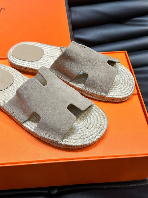 HM ANTIGUA ESPADRILLE SANDAL BEIGE SUEDE