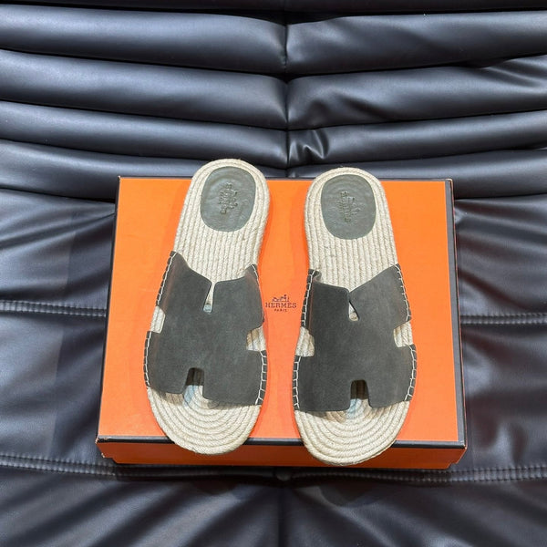 SANDALO ESPADRILLAS HM ANTIGUA IN CAMOSCIO OLIVA