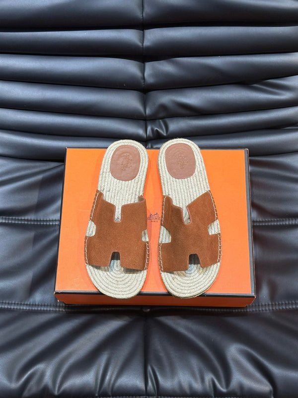 HM ANTIGUA ESPADRILLE SANDAL CLAY SUEDE