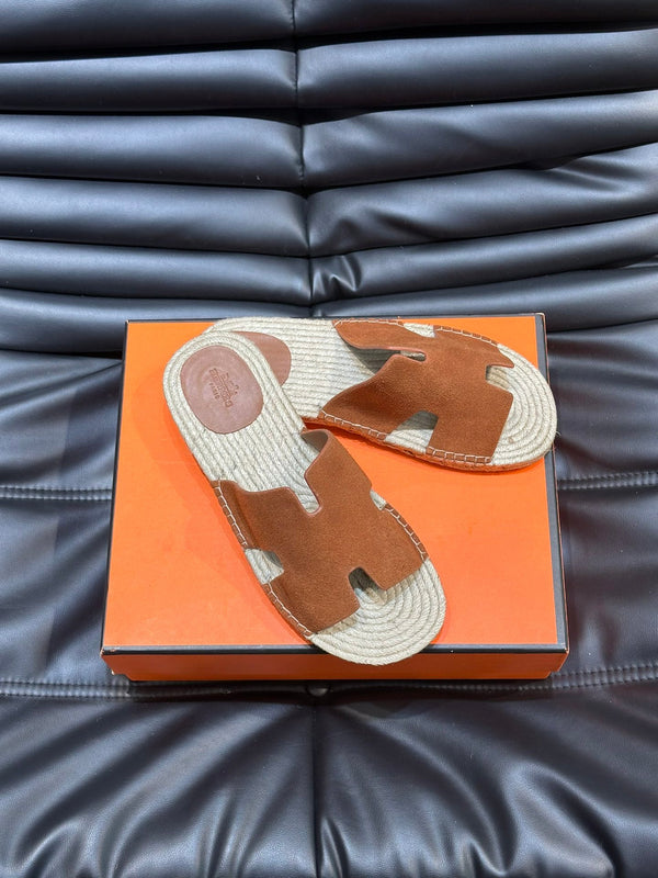 HM ANTIGUA ESPADRILLE SANDAL CLAY SUEDE