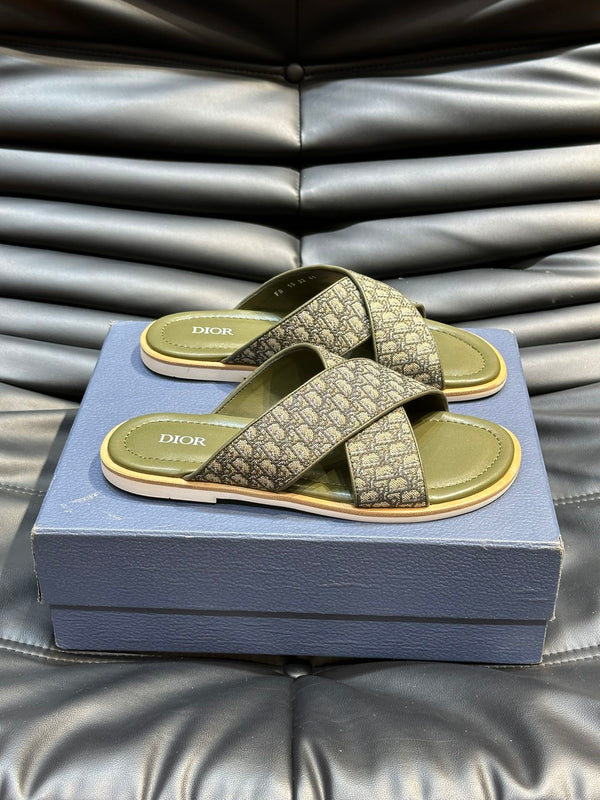 CD ALIAS SANDAL OLIVE JACQUARD