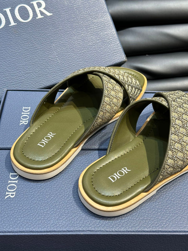 CD ALIAS SANDAL OLIVE JACQUARD
