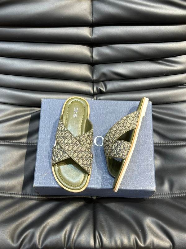 CD ALIAS SANDAL OLIVE JACQUARD