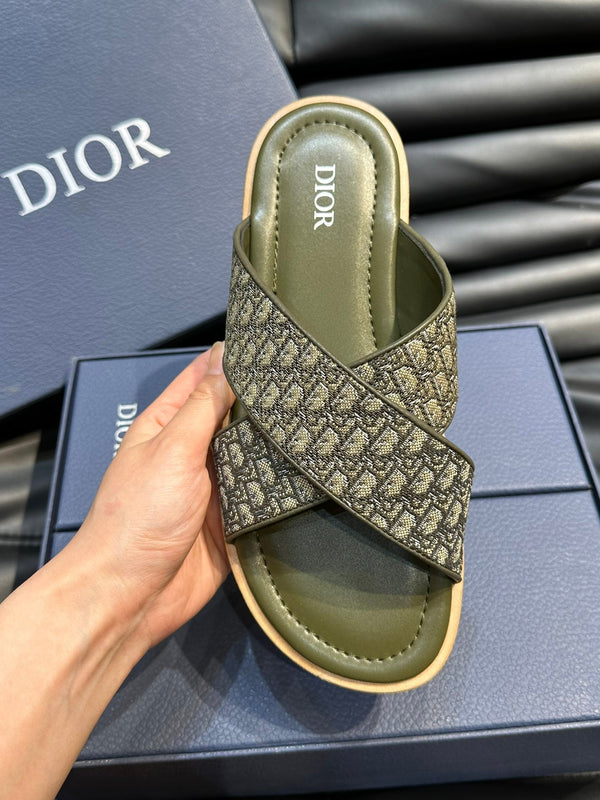 CD ALIAS SANDAL OLIVE JACQUARD