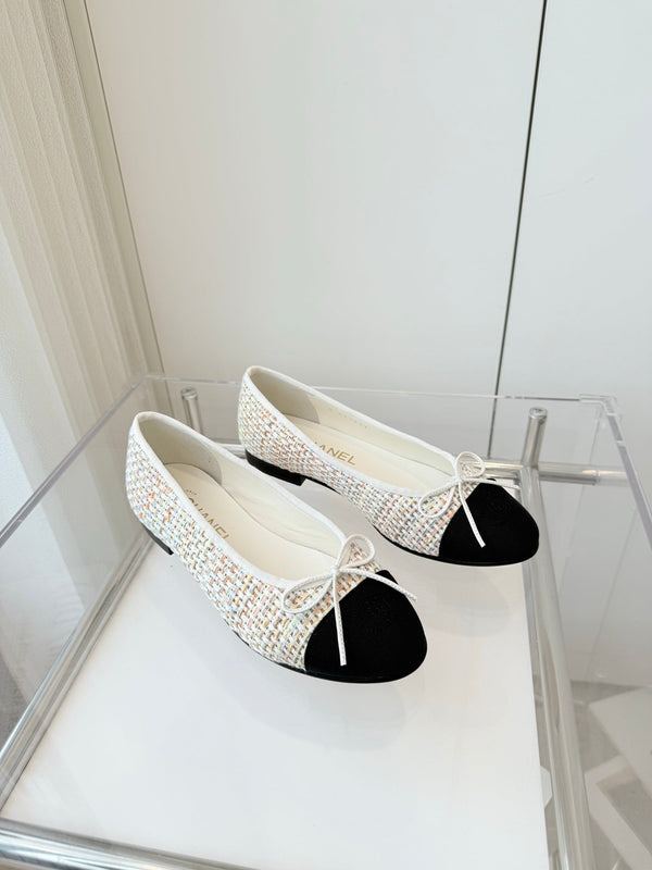 CC Ballet Flat Beige mix Multicolor Fabric 238775