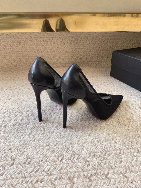 NORMA PUMPS IN BLACK MESH