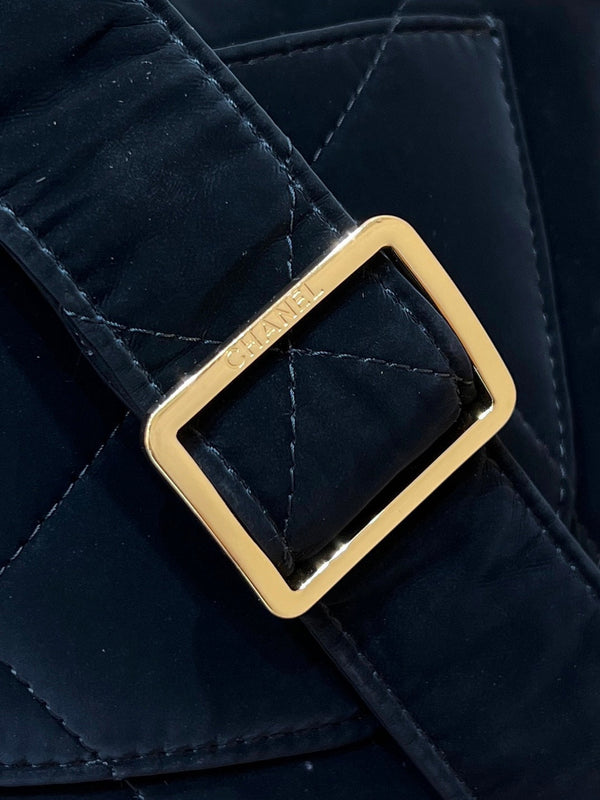 CC 24N Coconeige Ski Bag 32cm Black Nylon Fabric Light GHW