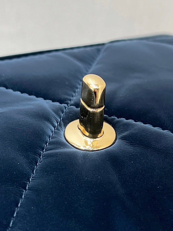 CC 24N Coconeige Ski Bag 32cm Black Nylon Fabric Light GHW