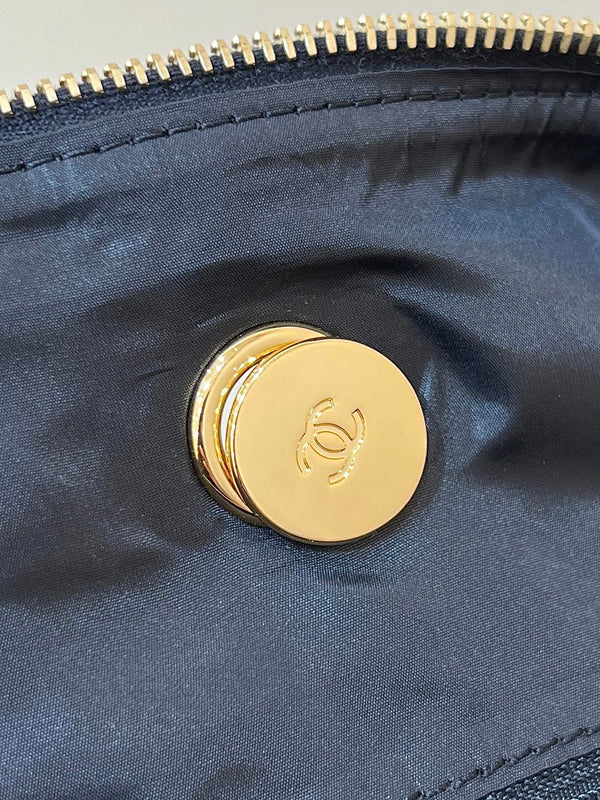 Chanel 24N Coco Neige Handbags Black Velvet 256069