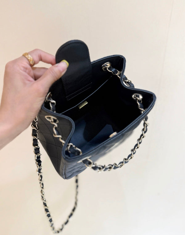 Sac Mini Cabas CC 2025 en Veau Noir 346305
