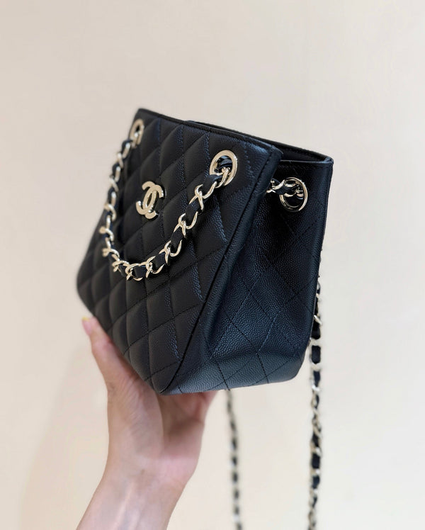 Sac Mini Cabas CC 2025 en Veau Noir 346305