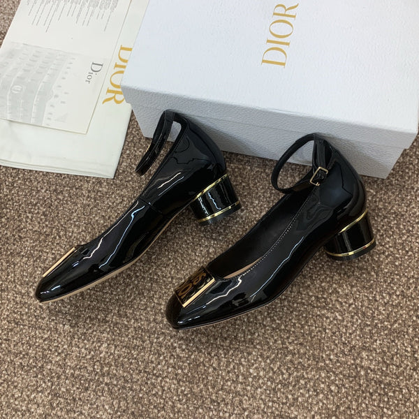 CD Miss Dior Pump 35mm Glossy Black Cowhide
