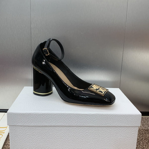 CD Miss Dior Pump 85mm Glossy Black Cowhide
