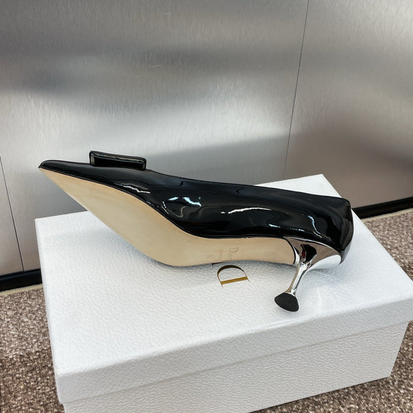 CD Pumps 65mm Glossy Black Cowhide