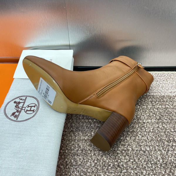 HM Saint Germain Ankle Boot 65mm In Gingerbread Calfskin 975167