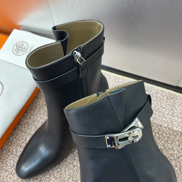 HM Saint Germain Ankle Boot 65mm In Black Calfskin 975168