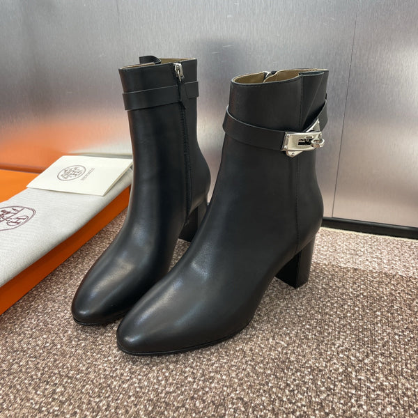 HM Saint Germain Ankle Boot 65mm In Black Calfskin 975168