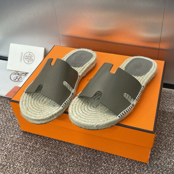 HM 25 Antigua Espadrillas Etoupe Pelle di vitello