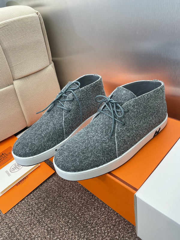 HM 25 Klicker Sneaker Blue Woolen Calfskin 373015